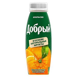 Апельсиновый нектар Добрый 0.3л, Ё Суши и Роллы - Мозырь