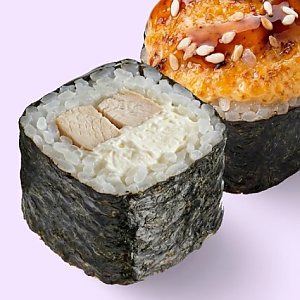 Ролл Чиз маки курица запечённый, Ё Суши и Роллы - Мозырь