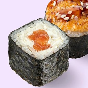 Ролл Чиз маки лосось запечённый, Ё Суши и Роллы - Мозырь