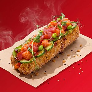 Суши Дог с лососем, Ё Суши и Роллы - Мозырь