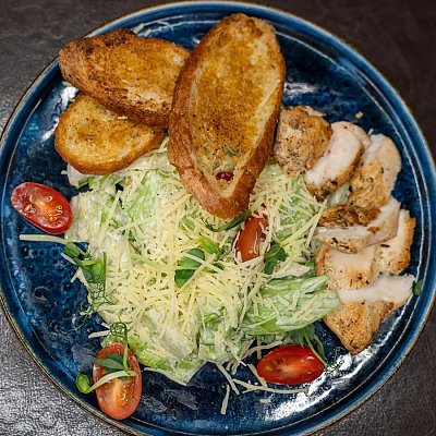 Заказать Салат Цезарь с курицей, Rasskazov