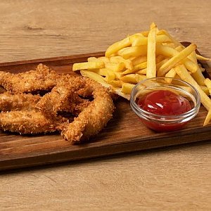 Куриные наггетсы с фри и ереванским соусом, Rasskazov