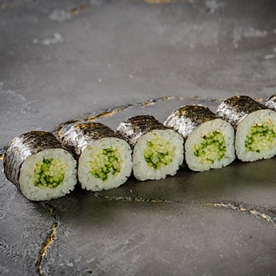 Заказать Хосомаки с огурцом, Black Roll