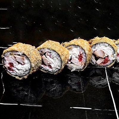 Заказать Темпура Chiken, Black Roll