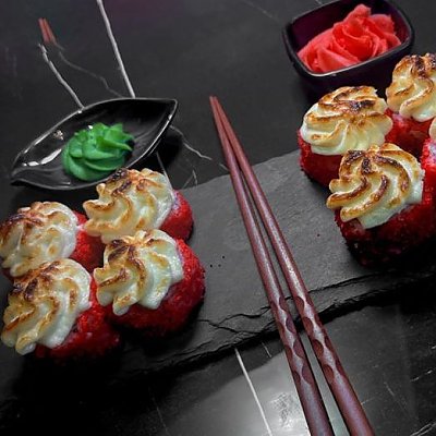 Заказать Запеченный ролл Калифорния, Black Roll