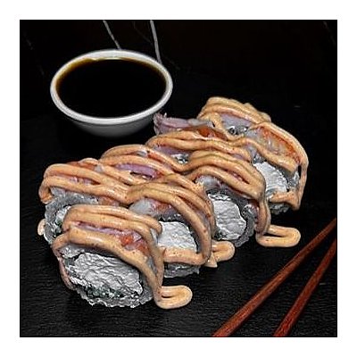 Заказать Ролл Филадельфия с креветкой, Black Roll