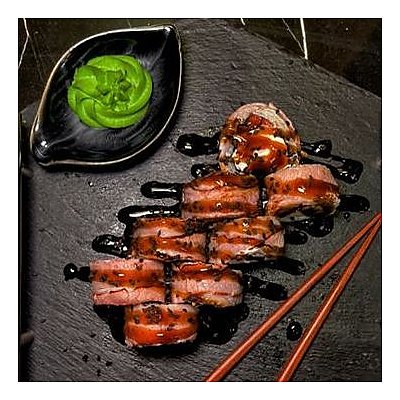 Заказать Ролл с беконом, Black Roll