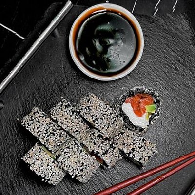 Заказать Ролл Сяке, Black Roll