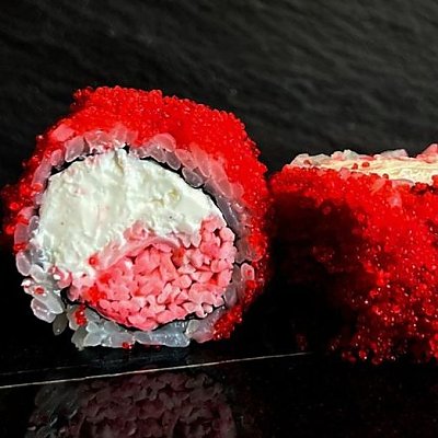 Заказать Ролл Сливочная Калифорния, Black Roll