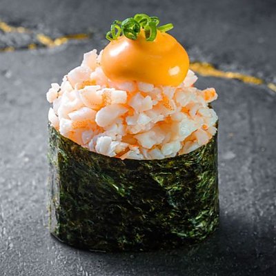 Заказать Гункан Спайси Эби, Black Roll