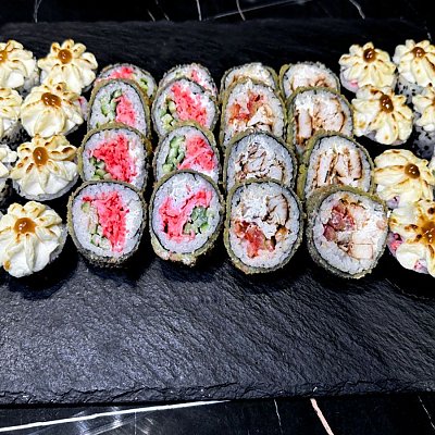 Заказать Сет Горячий, Black Roll