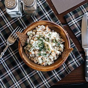 Оливье с говядиной, Кофейня ДОМ