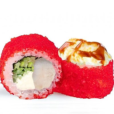 Заказать Ролл Горячий Калифорния с королевскими креветками, Yasai
