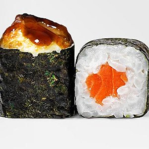 Горячий маки ролл с лососем, Yasai