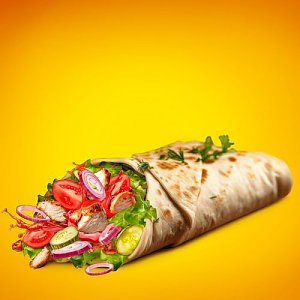 Шаурма Курочка гриль с луком Большая, Кухня