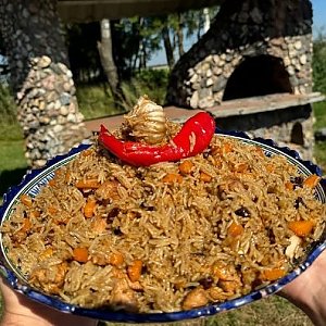 Плов с говядиной, Boss Grill