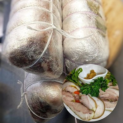 Заказать Рулет из рульки Банкетный (весовое), Сытый Папа - Полуфабрикаты - Молодечно