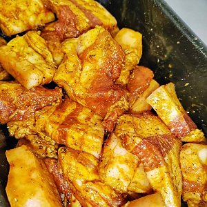 Свиная грудинка в маринаде (весовое), Сытый Папа - Полуфабрикаты - Минск