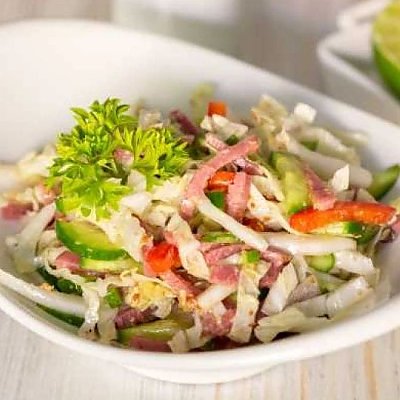 Заказать Салат из овощей с ветчиной, Кафе-бар Терем