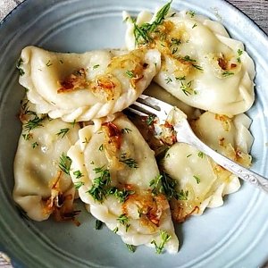 Вареники с картофелем и грибами по-белорусски, Кафе-бар Терем