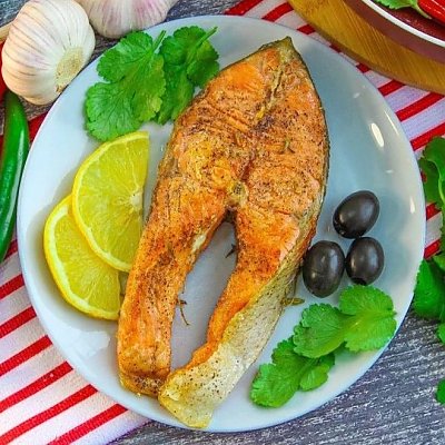 Заказать Стейк из форели (весовое), Кафе-бар Терем