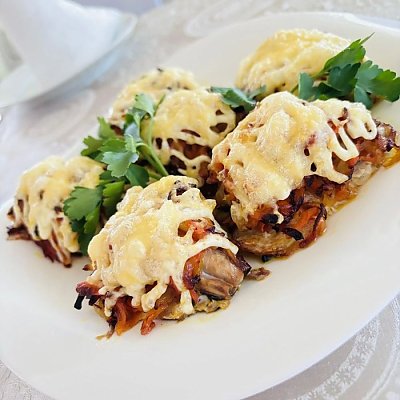 Заказать Скумбрия запечённая с овощами, Кафе-бар Терем