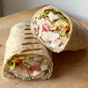 Шаурма с куриной колбаской, На Огне