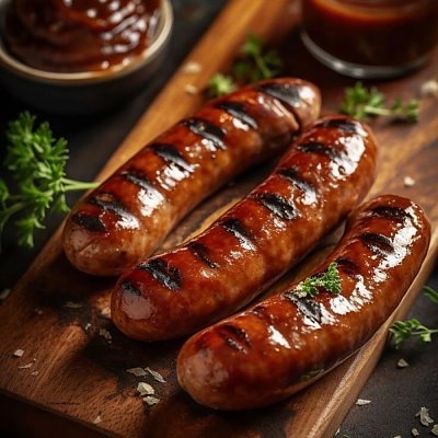 Заказать Ланч-бокс со свиными колбасками, На Огне