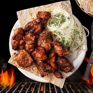Шашлык из свинины, На Огне