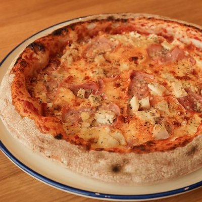 Заказать Пицца с цыплёнком и ветчиной (530г), PaPi Pizza
