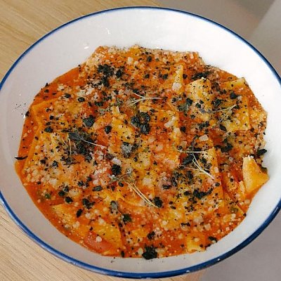 Заказать Мальтальяти с томатами и маслинами, PaPi Pizza