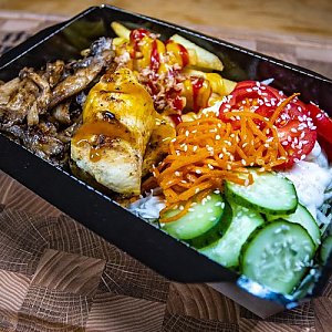 Бокс Курица с грибами, Paprika