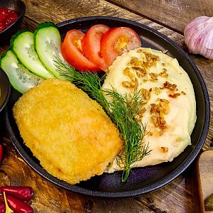 Картофельное пюре с кардон блю, Paprika