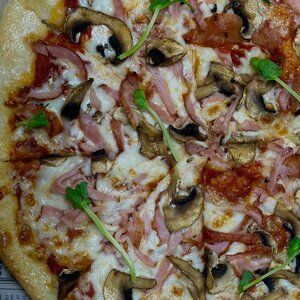 Пицца с ветчиной и грибами, ТоДаСё (на 1-ом Севастопольском переулке)