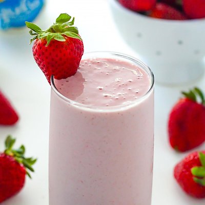 Заказать Коктель Клубничный 0.5л, Шаурма №1 - Поставы