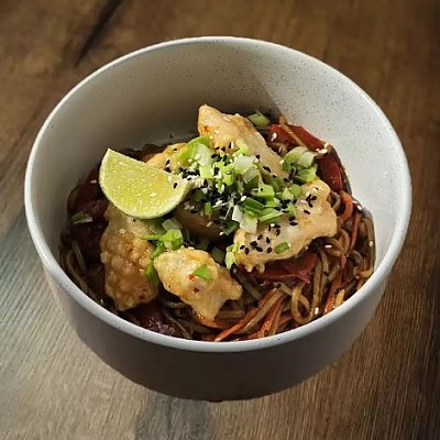 Заказать Лапша с курицей карааге, AURA