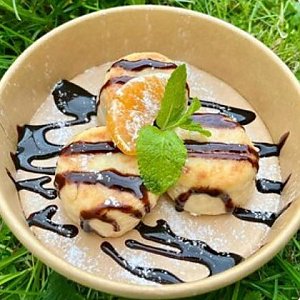 Сырники с шоколадным топпингом, Kalasy