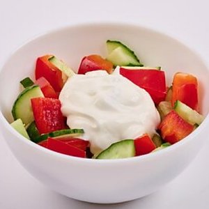 Салат овощной со сметаной, Столовая Гранд бистро