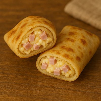 Заказать Блинчики с ветчиной, сыром и майонезом, Пельмени с характером