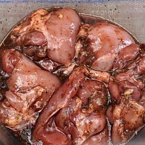 Бедро в гранатовом маринаде, Пельмени с характером