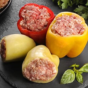 Перец мясистый фаршированный, Пельмени с характером