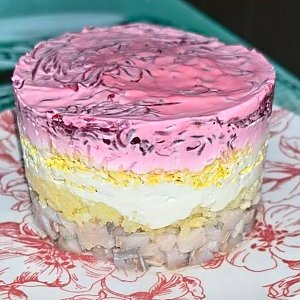 Салат Селедка под шубой, Фуршеринг (Пельмени с характером)