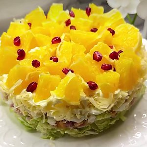 Салат Апельсинка, Фуршеринг (Пельмени с характером)