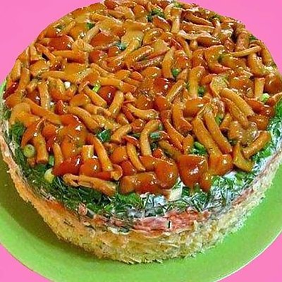 Заказать Салат Лесная полянка, Фуршеринг (Пельмени с характером)