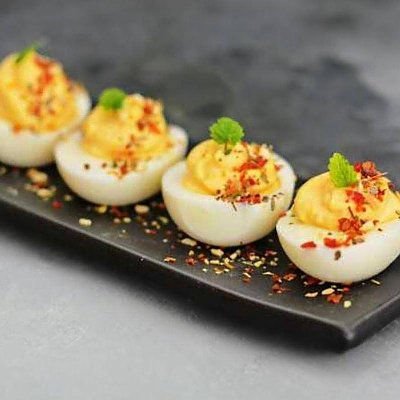 Заказать Фаршированные яйца, Фуршеринг (Пельмени с характером)