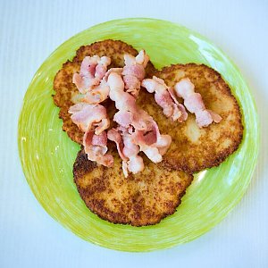 Драники с беконом, Изи Пицца