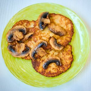 Драники с грибами, Изи Пицца