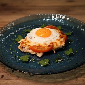 Куриная отбивная с сыром и помидором, Изи Пицца