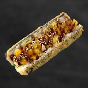 Ролл-дог с курицей и ананасом, Мэджик Суши