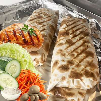 Заказать Шаурма Курочка с грибами Маленькая, Зебра (на Пролетарской)